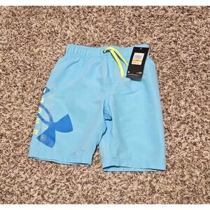 New Boys Under Armour Swimsuit Size Small/8